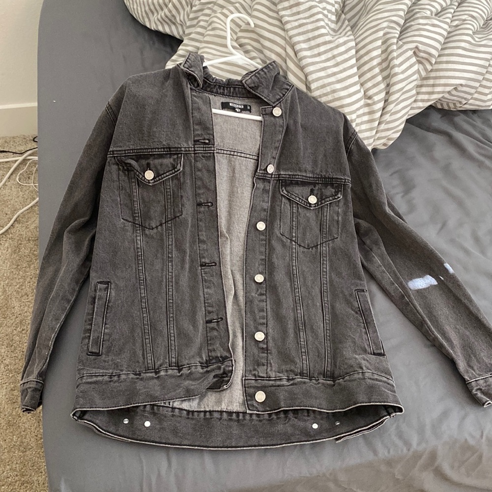 black denim jacket